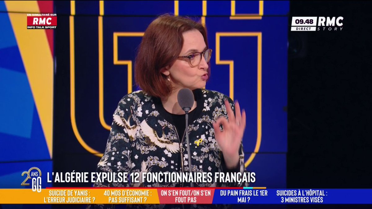 🇩🇿 L'Algérie expulse 12 fonctionnaires français 🗣️ Barbara Lefebvre : "Je ne sais pas jusqu'à quand on va se laisser marcher dessus par le régime algérien ! Ça doit suffire ! Suspension immédiate des visas dans les deux sens, suspension des transferts d'argent..." #GGRMC