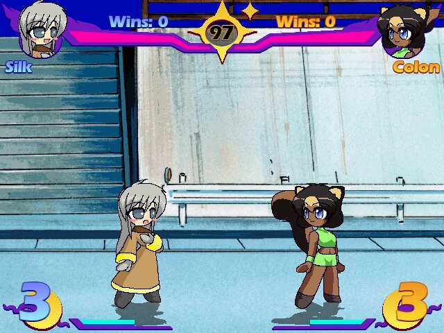 Apologies for the slow progress on Silk. Here's one featuring her friends: Teru, Honoka and Satia. #MUGEN #IKEMEN #8Marbles #EightMarbles #8つの秘石 #Maiga858