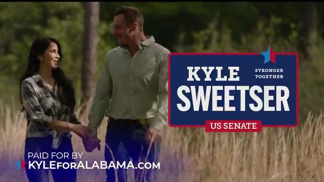 I'm Kyle Sweetser, and I'm running for the U.S. Senate It's time to send Tommy Tuberville back to Florida and send someone to Washington who will actually fight for Alabama.