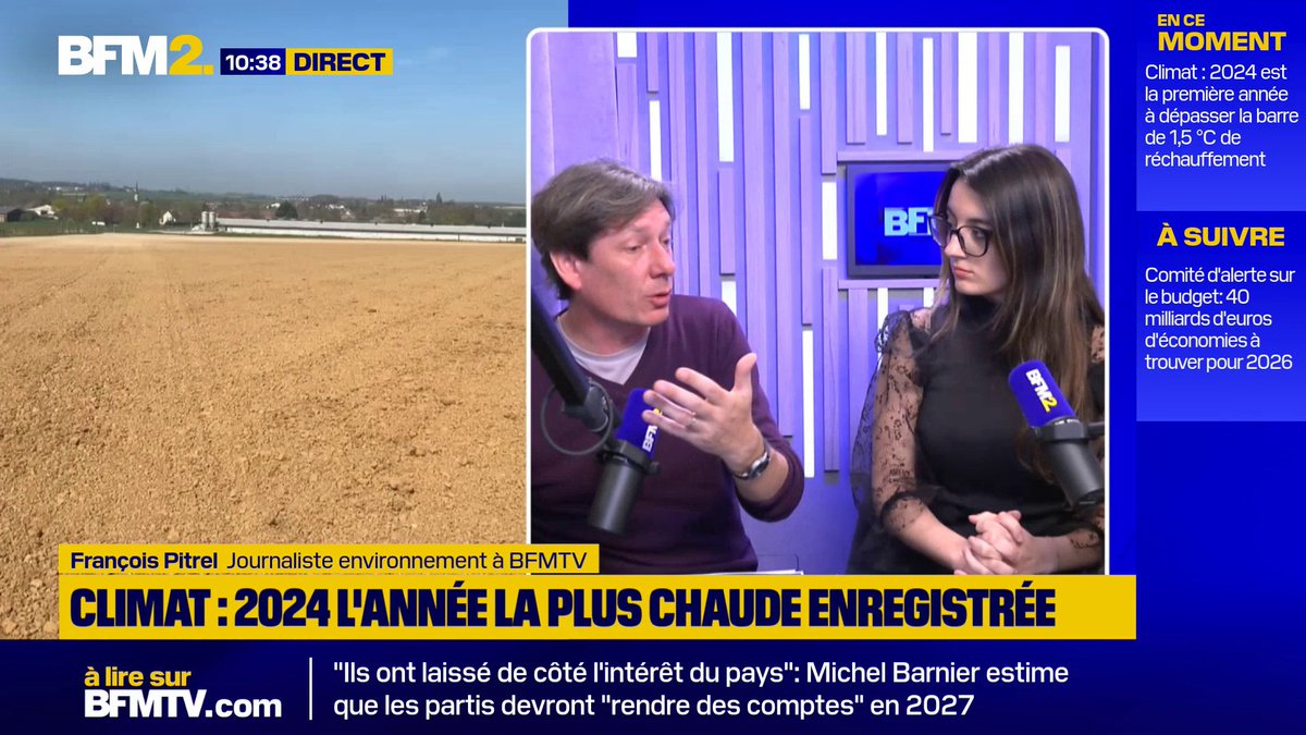 Pourquoi l'Europe se réchauffe deux fois plus vite que le reste de la planète ? La réponse avec François Pitrel, journaliste environnement à BFMTV.