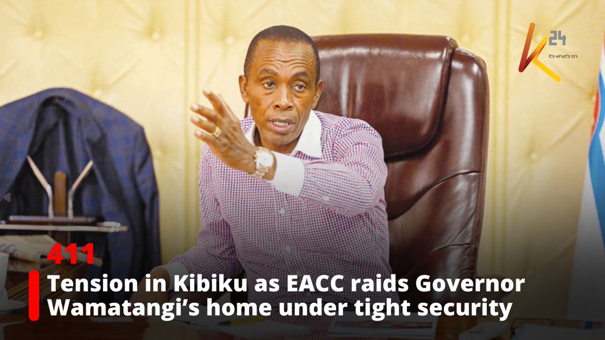 Current situation at Kiambu Governor Paul Kimani Wamatangi’s home in Kibiku, Kabete constituency