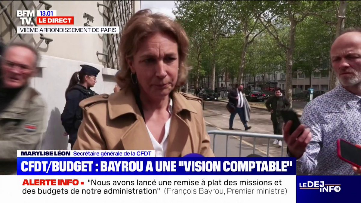 Conférence sur les finances publiques: "La vision du gouvernement est une vision comptable", assure Marylise Léon (CFDT)