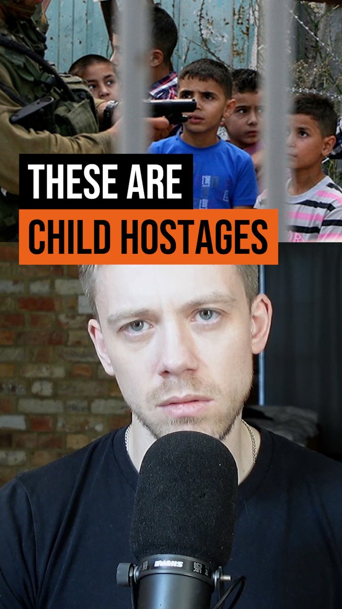 Child hostages. But there's no outrage, is there?