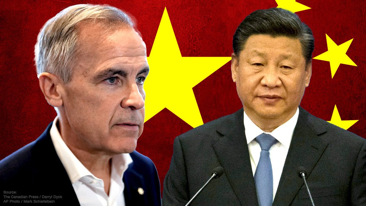 Mark Carney took a $250M loan from China, praised its global dominance, stayed silent on a pro-China MP's threat, and replaced him with another CCP sympathizer. Now China backs his campaign. This isn’t leadership—it’s loyalty to the wrong country.