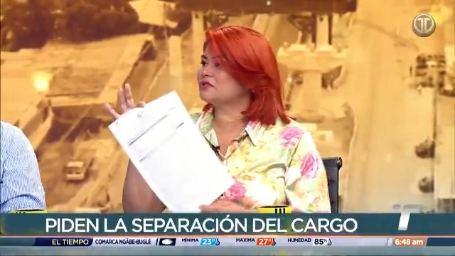 “Nosotros hemos solicitado como Concejo todos los martes los informes detallados de cómo se están manejando los fondos de la población de Arraiján, porque estos fondos no son de ella como alcaldesa, ella es la administradora, en estos informes siempre es lo mismo, el informe indica que se paga los funcionamiento, está el pago de Santa Clara y Cerro Silvestre, más no nos ha pagado, ella está maquillando estos informes ”, Yohana Saldaña, vicepresidenta del Consejo Municipal de Arraiján.