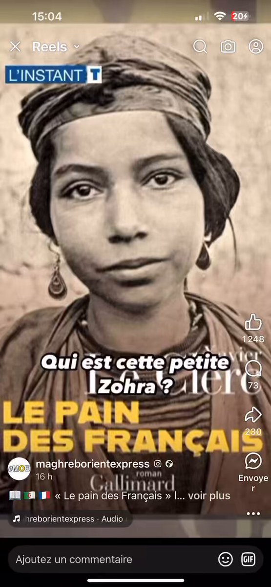 🚨🚨Qui est la petite Zohra 🇩🇿😢😢? Nos aïeux avaient raison de qualifier la france 🇫🇷 de : FRANÇA EL KELBA Un destin parmi tant d’autres des génocidés de l’histoire révolutionnaire de notre chère patrie. Jamais nous ne oublierons !