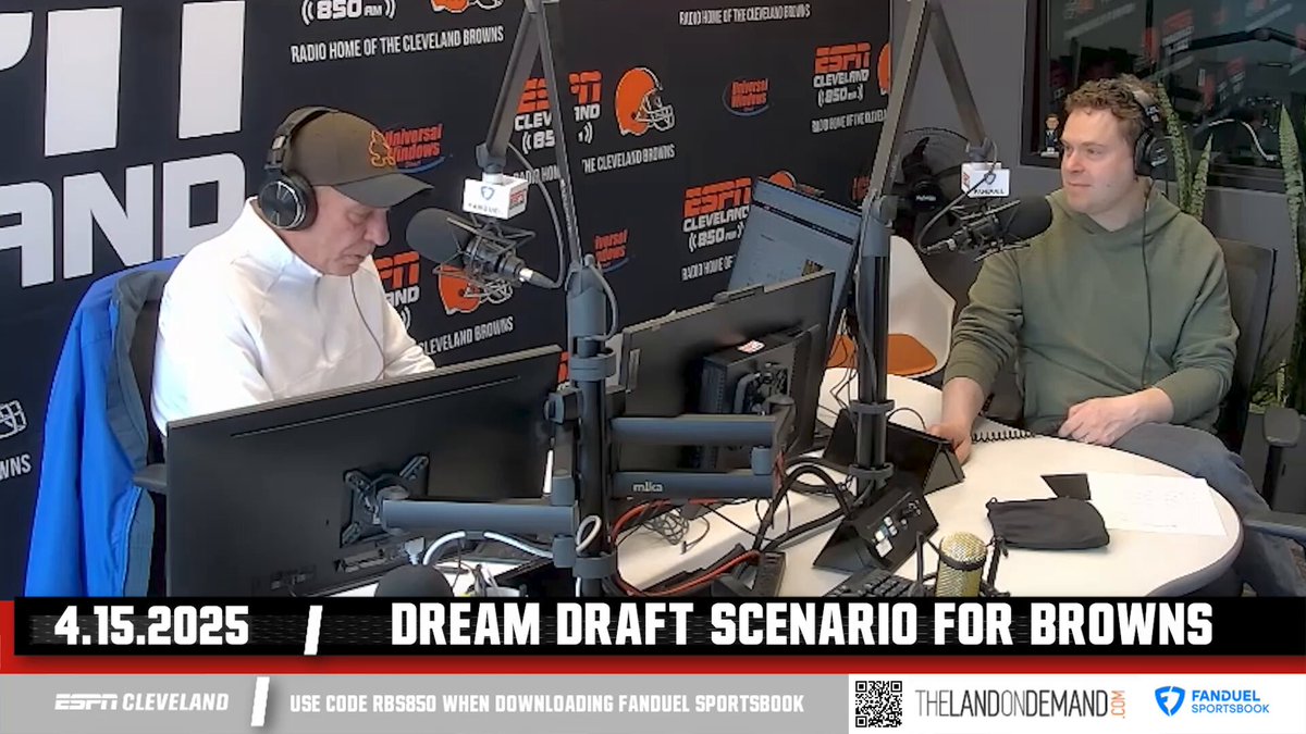 .Tony Rizzo LOVES the idea of the Browns drafting Travis Hunter and then trading back up for Shedeur Sanders. Do you agree?