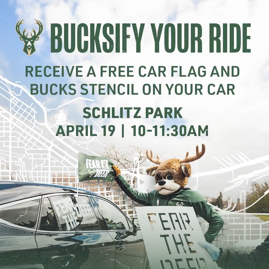 Bucksify your ride on Saturday morning!