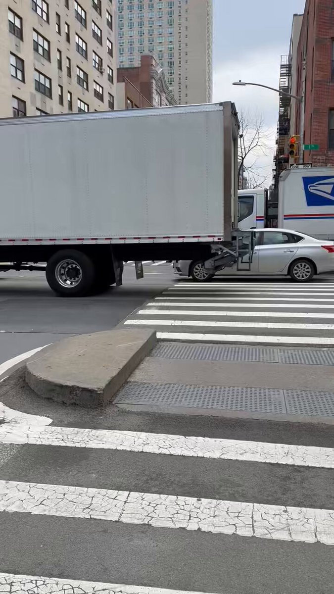 Due to the retiming of the 3rd Ave lights to 10mph, drivers have been trying to use 1st Ave to go northbound. Traffic has been building for weeks and now it is snarled. This is all manufactured congestion due to Transportation Alternatives NYC DOT. They create congestion &amp; want to tax you for it.
