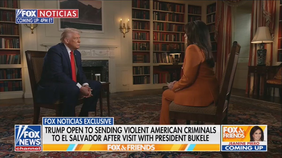 Trump says he would 'love to' send US citizens to prison in El Salvador