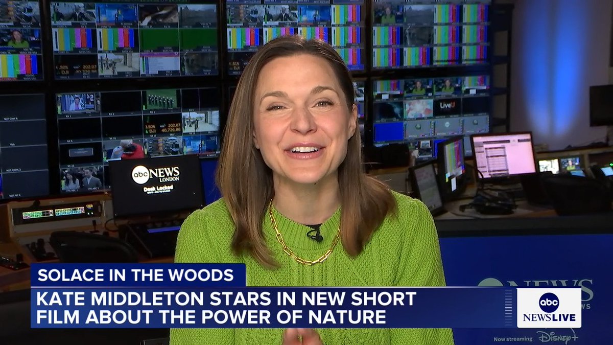 Kate Middleton, the Princess of Wales, is starring in a new short film, highlighting how being in nature can boost empathy and resilience. "I find it a very spiritual and very intense emotional reconnection," she said in a statement. ABC News' Maggie Rulli reports on the latest.