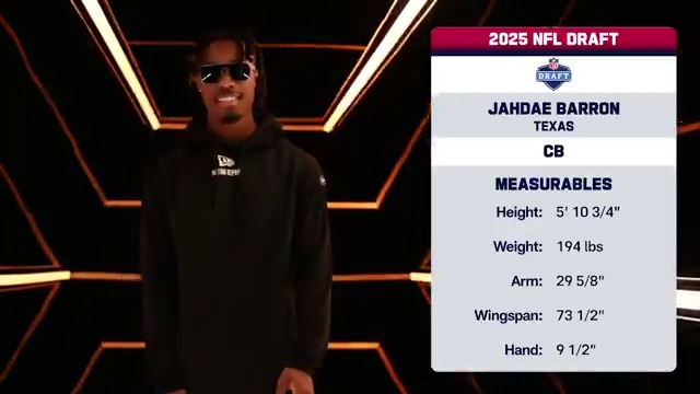 .Daniel Jeremiah breaks down why Jahdae barron 🏁 is built for the next level 😤🤘 📺: 2025 #NFLDraft – April 24-26 on NFLN/ESPN/ABC 📱: Stream on NFL+