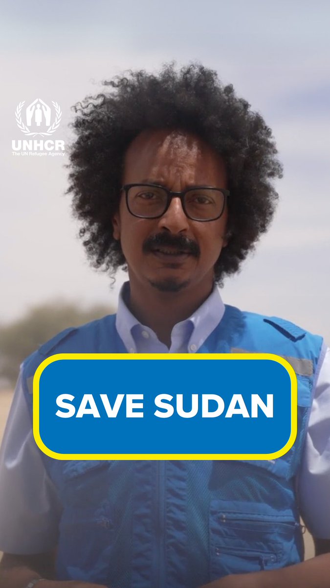 Two years of war in Sudan. Millions displaced. Futures lost. Our colleague UNHCR’s @OmerElnaiem met Sudanese refugees in Chad. He carries their message: “Save Sudan.” It’s time the world listened.