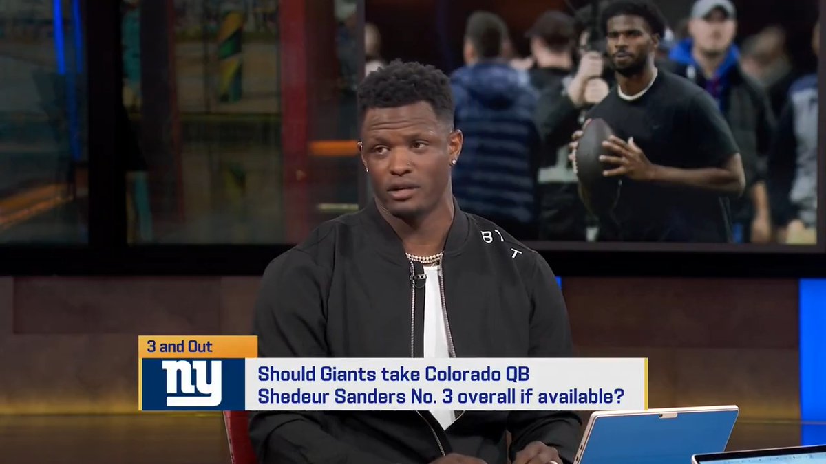 For Will Blackmon, there's "no question" that the Giants should take Shedeur Sanders with the 3rd pick 👀
