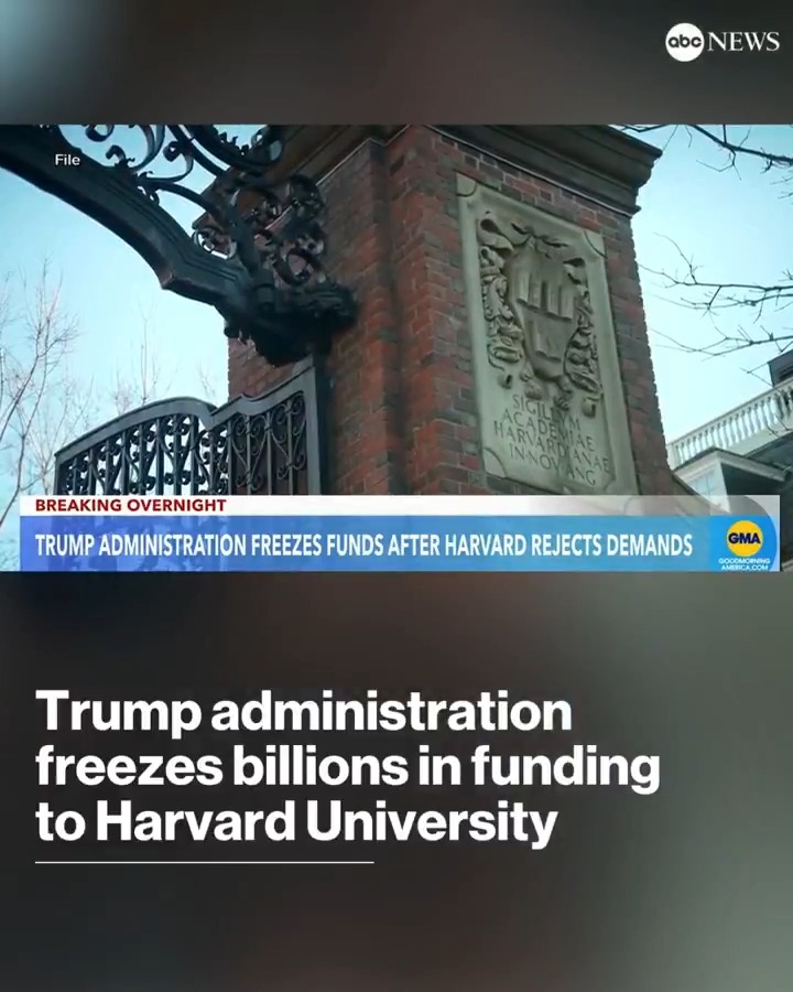 The Trump administration has frozen more than $2 billion in federal grant money after Harvard University rejected a list of government demands, including overhauling hiring and admission practices.