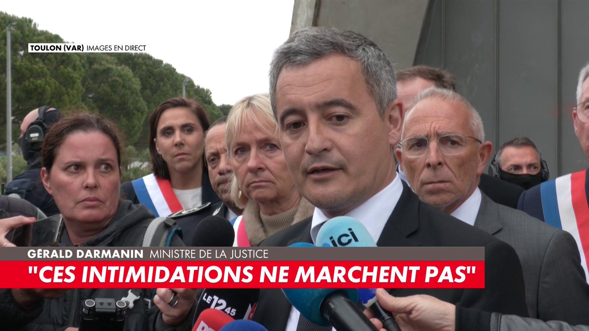 Gérald Darmanin, en direct de Toulon : «La République ne reculera pas», dans #Punchline