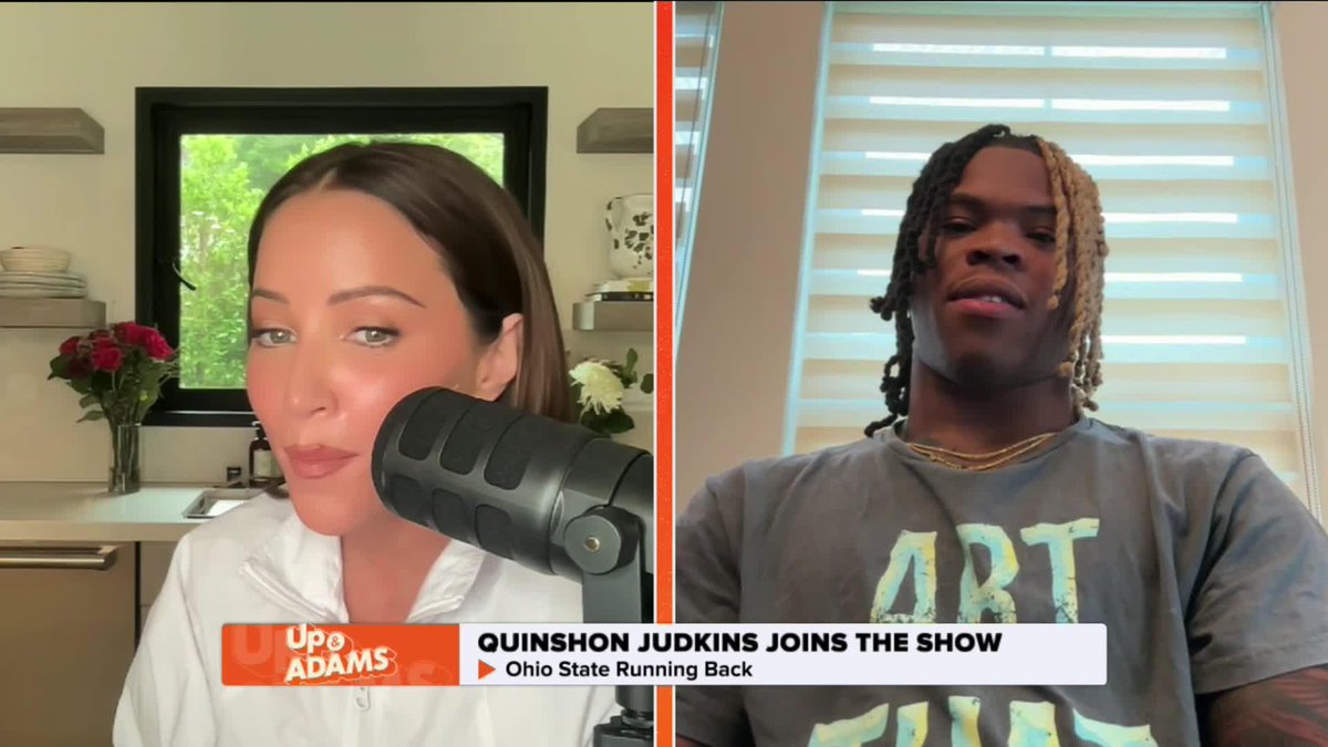 Could Ohio State RB Quinshon Judkins be the missing piece in Cincinnati? 🐅 Burrow x Chase X Judkins sounds pretty good... Kay Adams | Quinshon Judkins