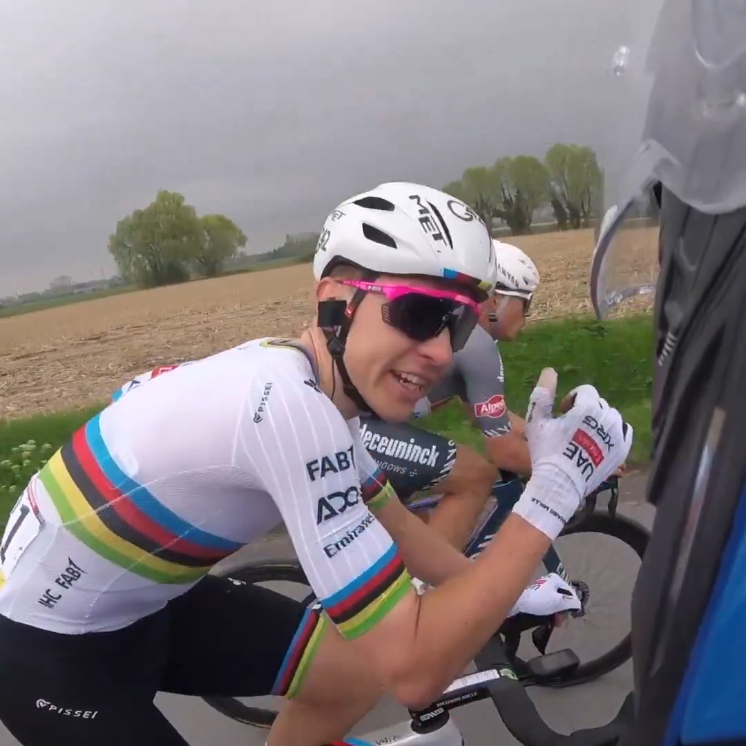 The chaos of Paris-Roubaix from inside the peloton. 💥