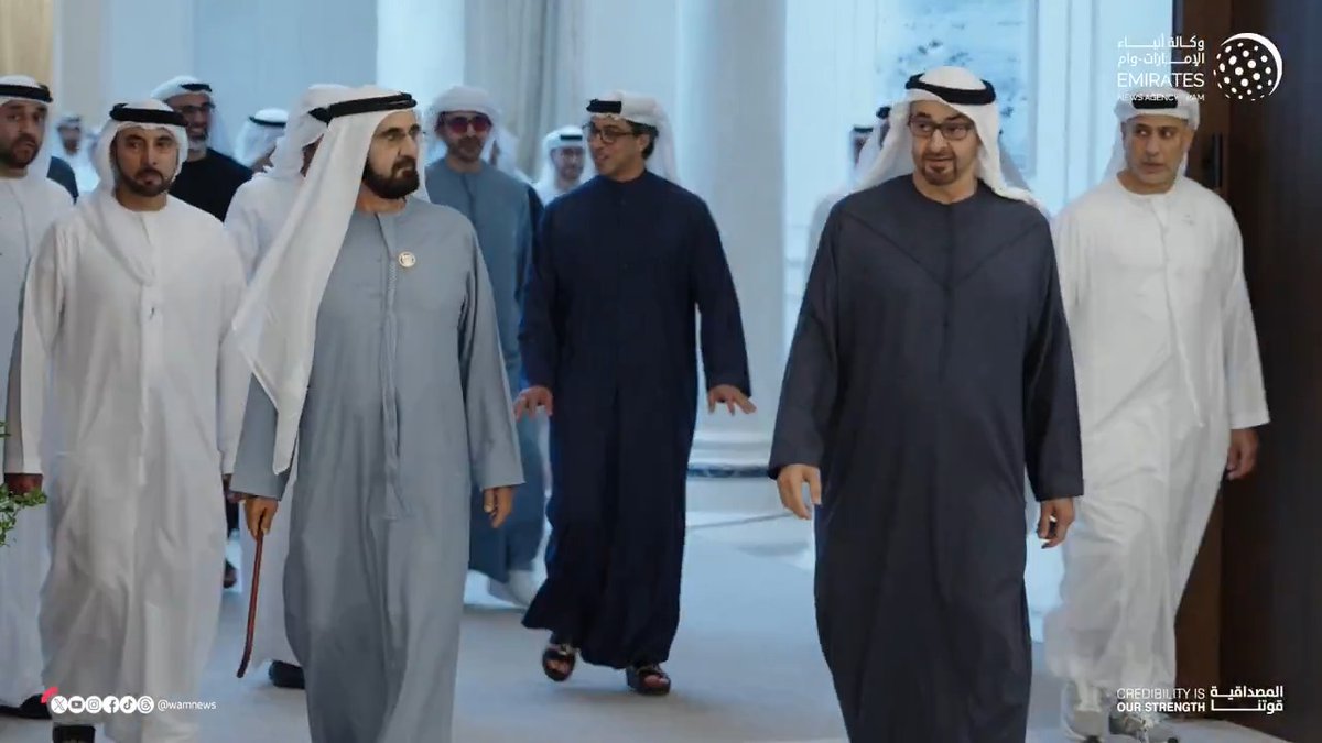 بحثا شؤون الوطن والمواطن وتحقيق المستهدفات الوطنية.. رئيس الدولة يستقبل محمد بن راشد #وام