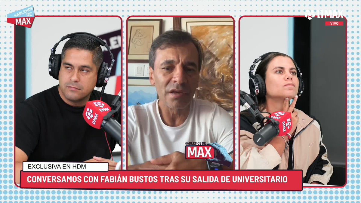 🎙Fabián Bustos : "ESTOS CHICOS VIENEN DE SER BICAMPEONES Y SON MÁS HISTÓRICOS DE AQUELLOS QUE VIENEN A HABLAR MAL" "En vez de querer el bienestar de la U, pareciera que quieren desunir" #HablemosDeMAX 📺 Conoce cómo ver L1MAX en vivo 👉