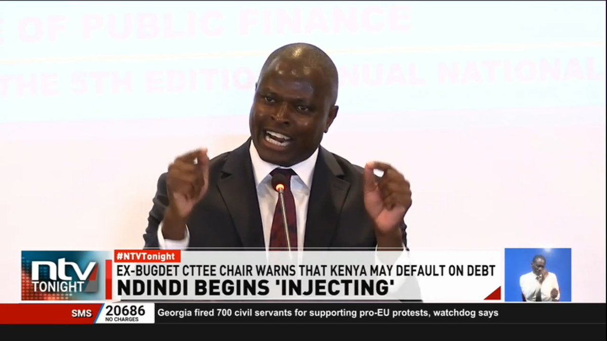 Ndindi Begins 'Injecting' MP Ndindi Nyoro has insinuated that govt has been tinkering the national debt figures to work for its favour. Nyoro warns that Kenya's debt situation is dire, and it's only a matter of time before Kenya defaults. #NTVTonight James Smart David Muthoka