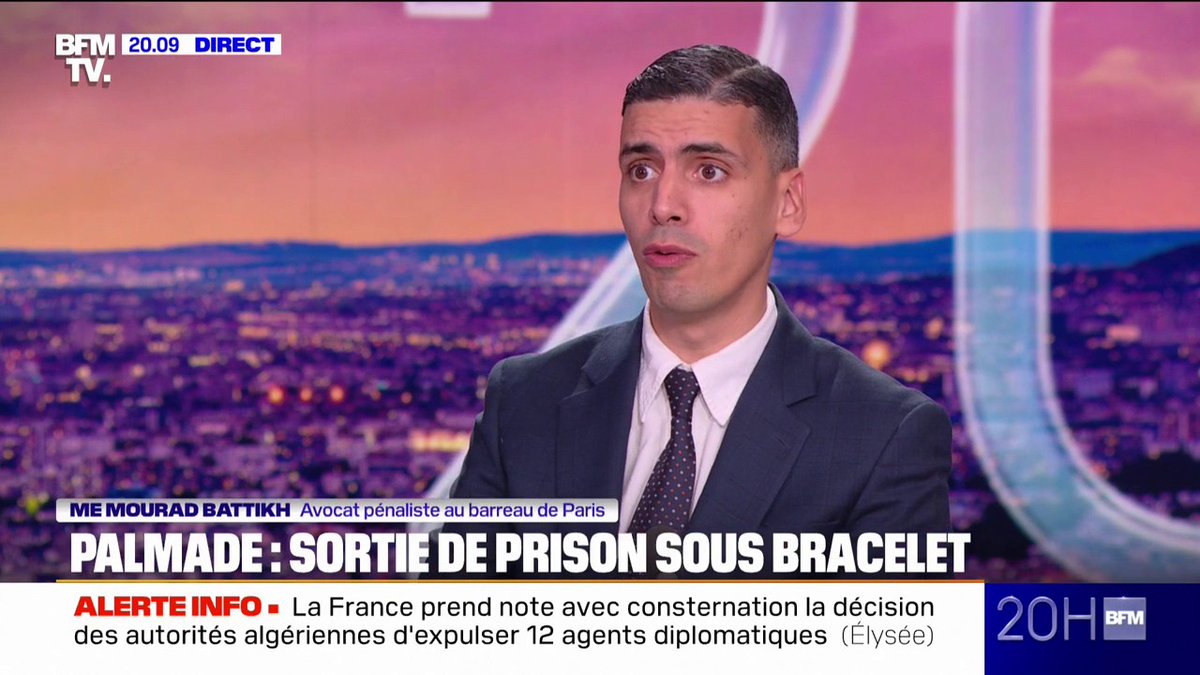Pierre Palmade: sa sortie de prison sous bracelet "ne me choque pas, elle est normale", affirme Me Mourad Battikh, avocat des victimes
