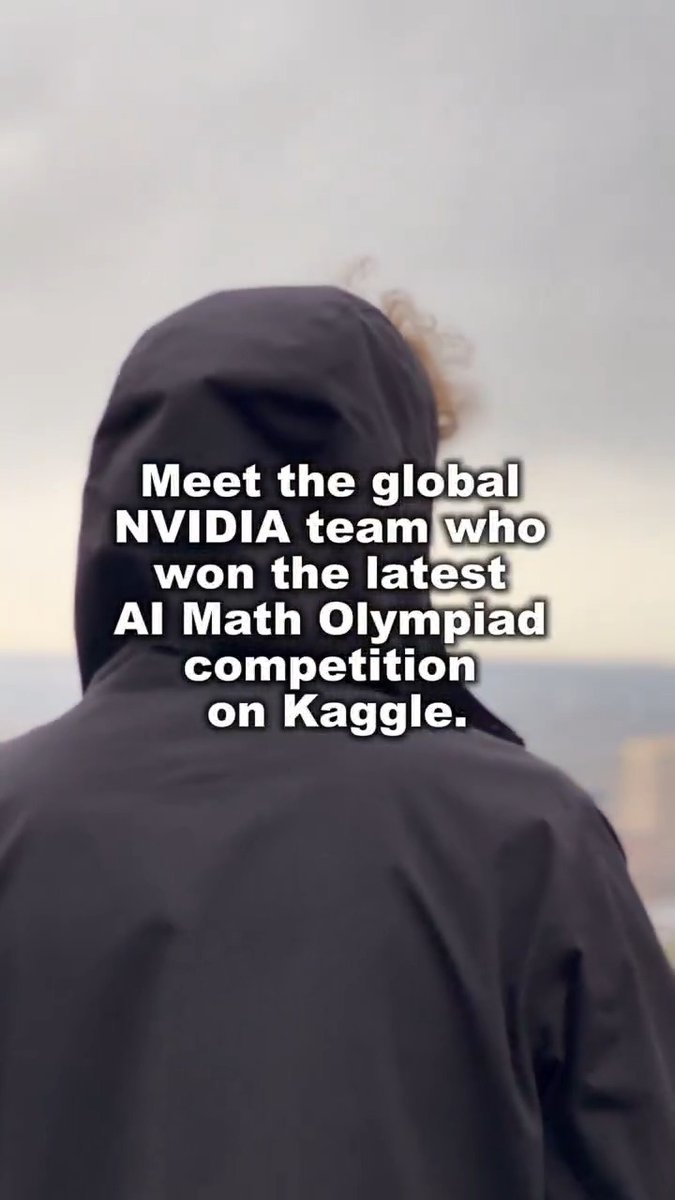 A global relay. A smarter model. A Mathletic victory. Team NemoSkills won a global Kaggle challenge with a reasoning model that thinks fast and generalizes faster. 34 Olympiad-level questions solved in 5 hours, across time zones, on 4 NVIDIA L4 GPUs. 🔗