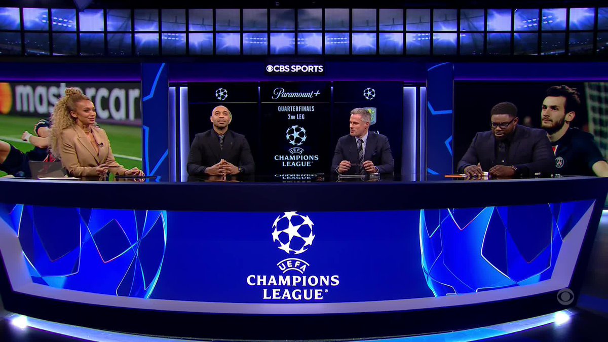 Thierry's face when Micah Richards tried to pronounce Franck Ribéry's name 😭