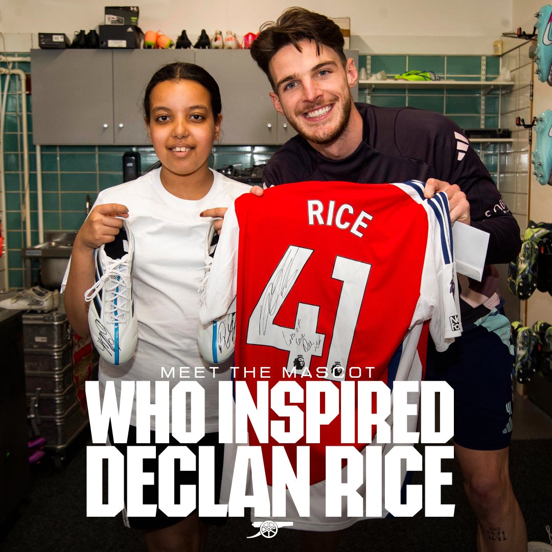 Our team and community fuel each other. When Declan met Bethel: how our Arsenal in the Community mascot played her past in last week’s incredible performance ❤️
