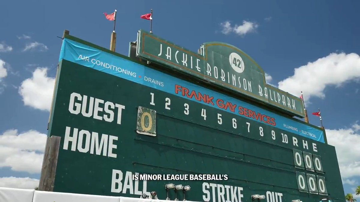 The story behind Jackie Robinson Ballpark, the oldest stadium in Minor League Baseball. #Jackie42