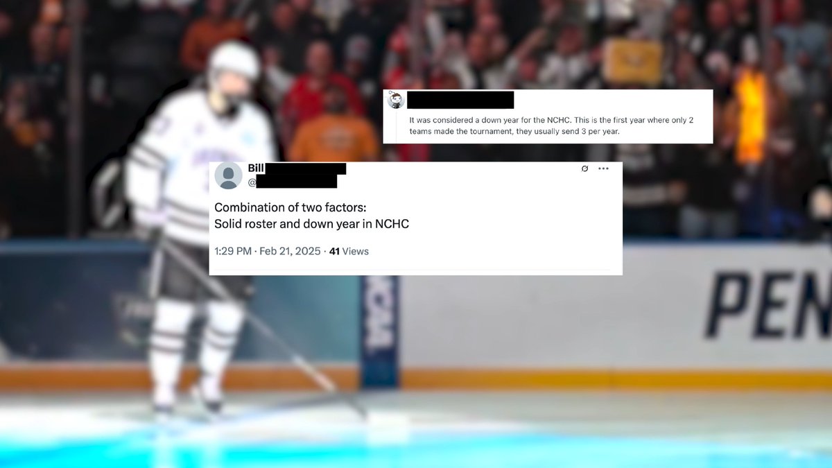 A down year for #NCHChockey? 🤨🤷♂️