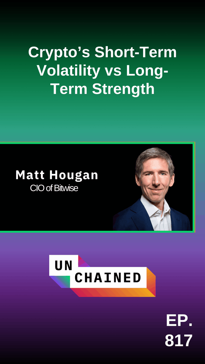 🔁 Short-term chaos, long-term clarity? Matt Hougan breaks down how investors are reacting to this cycle — and why the setup might be better than it seems.