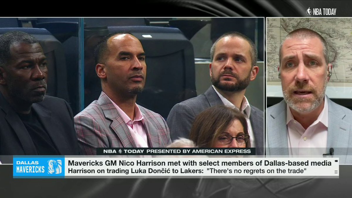 .@espn_macmahon with insight from Mavs GM Nico Harrison on why he traded Luka Doncic 😳 "Nico doubled down, he tripled down, he quadrupled down. ... He said, 'defense wins championships.'" 👀