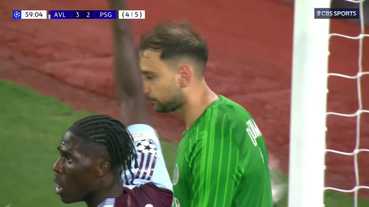 Villa were a Donnarumma save away from making it 5-5 on aggregate 😳
