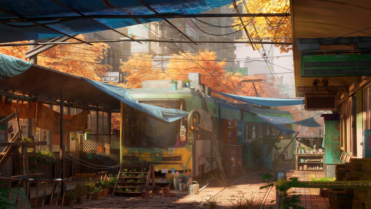 Last Yard by Environment Artist Tony Vo is their final project for their mentorship term at Think Tank Online 🚌 Over 4 months, Tony worked in Unreal Engine 5 on the project, which is based on concept art by Huihui Chen. One handy tip that Tony learned that saved time throughout development was to use Ctrl+B on any selected actor to instantly locate it within the content browser.