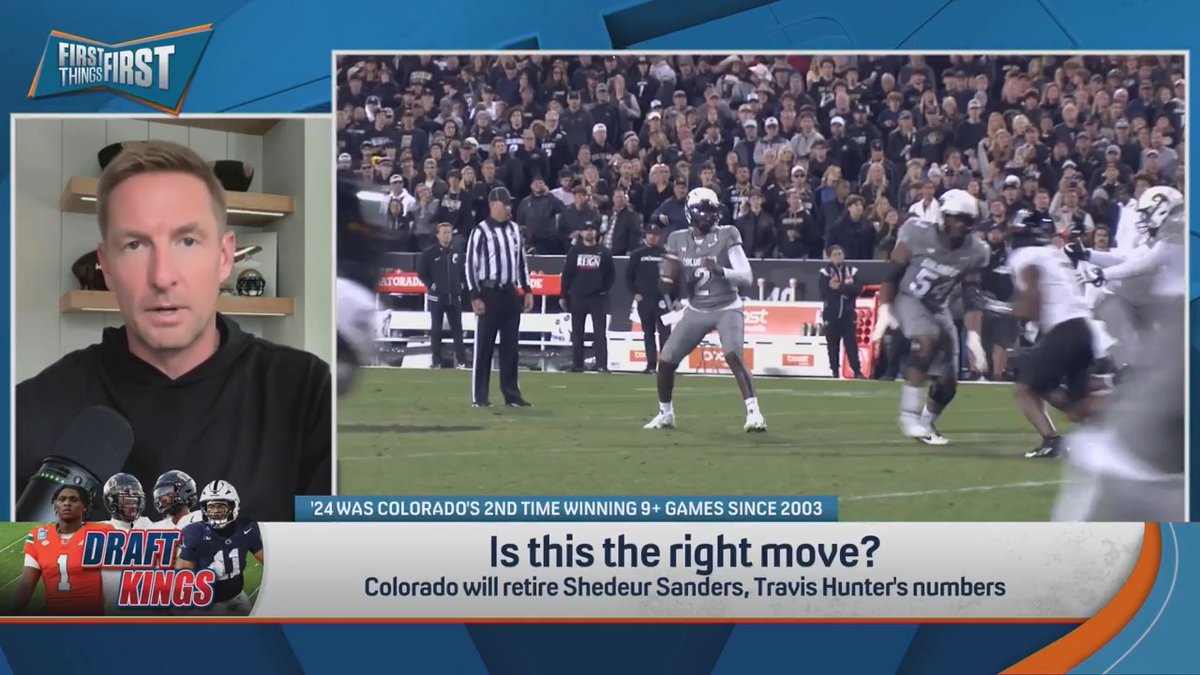 .Joel Klatt told Colorado’s AD that he didn’t agree with the Buffaloes retiring Shedeur Sanders & Travis Hunter’s numbers. His response: “They changed the trajectory of our program, they saved our program in a lot of ways.”