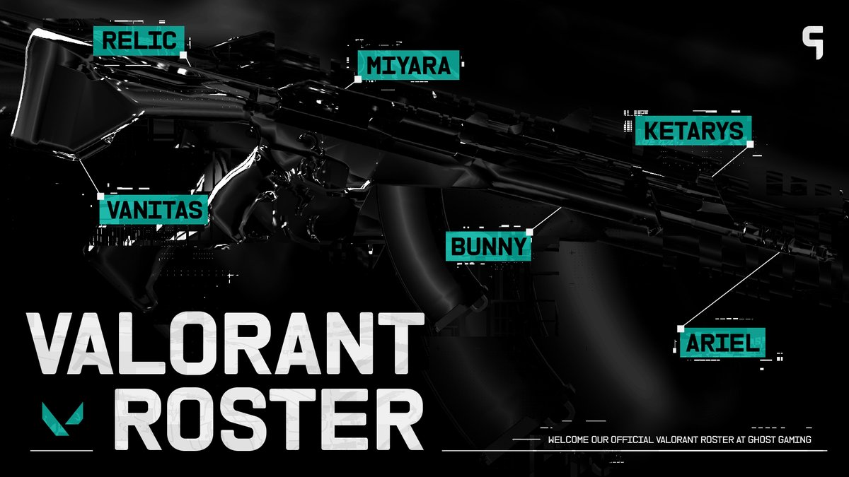 Guess who’s back in VALORANT Esports? Welcome our Game Changers roster 🌟 kaye miyara ghost ariel bunnybee GHOST Vanitas GHOST Relic