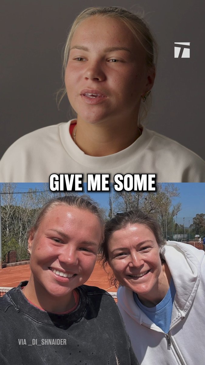 Diana Shnaider on working with Dinara Safina 🗣️ The World No. 14 already won her first match in Stuttgart with Safina on her team 👀