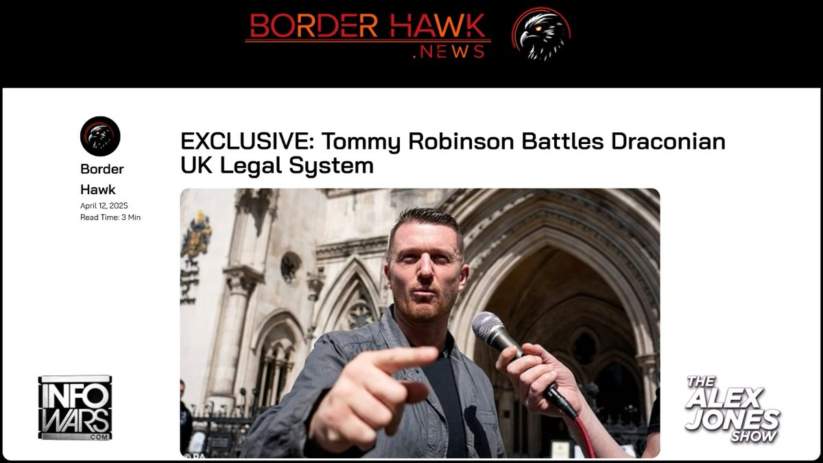 LAWFARE UPDATE: Investigative Journalist Reveals The Latest Developments In The UK Gov's Persecution Of Tommy Robinson, Who Has Now Been Kept In Solitary Confinement For 150 Days As Punishment For Exercising His Free Speech Preston Bates 🇺🇸 » LIVE X STREAM: