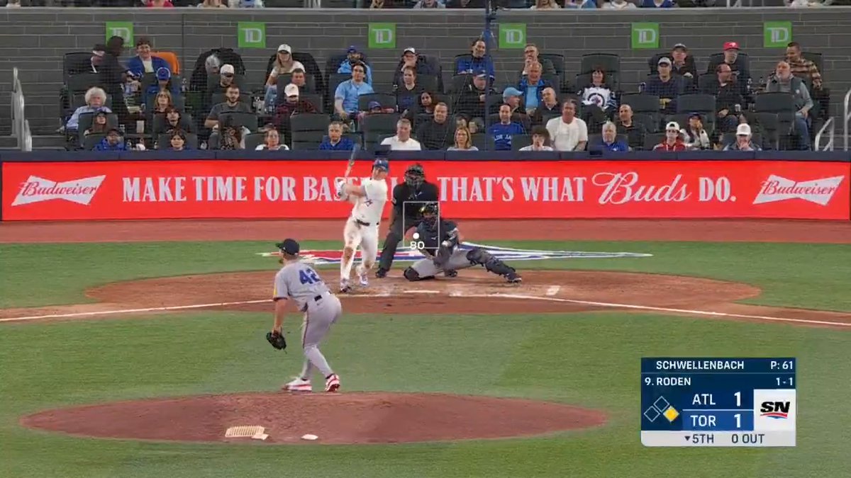 Rode' WORK 😤 Alan Roden's FIRST Big League blast!