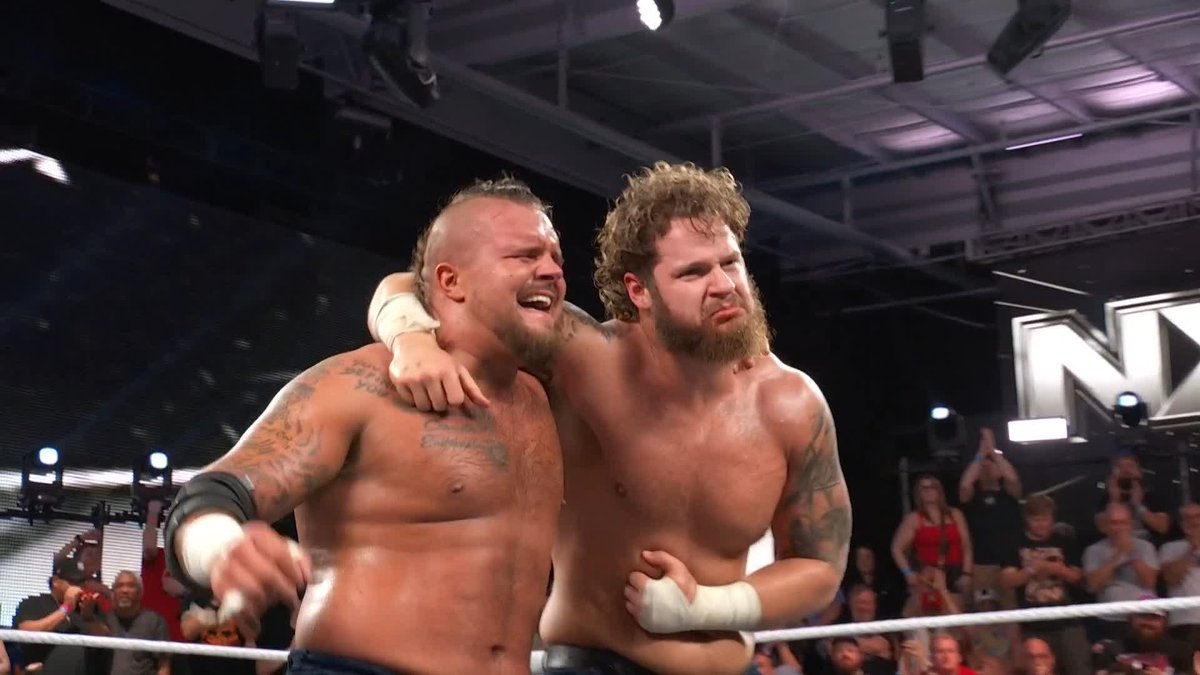 Hank and Tank are heading to #StandAndDeliver!!! What an INCREDIBLE performance by Hank Walker and Tank Ledger!! 👏👏👏 #WWENXT