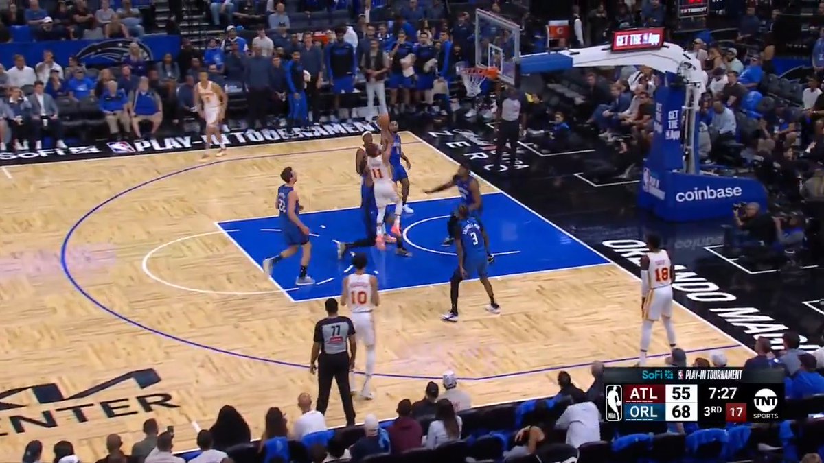 Trae Young’s first half: 10 PTS, 3-11 FG Trae Young’s 3rd quarter: 12 PTS, 4-6 FG Magic’s 22-point lead is down to 6 going into the 4th.