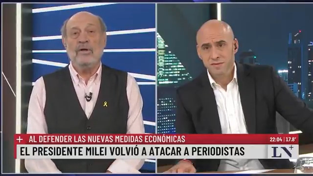🔷 El descargo de Alfredo Leuco tras el ataque del Presidente a los periodistas. Alfredo Leuco 🇦🇷🇮🇱🇺🇦🇻🇪 cuestionó los ataques a la prensa y sostuvo que “la libertad de expresión es un derecho de los ciudadanos”. Además, consideró que estas reacciones “le hacen mal” al propio Milei.