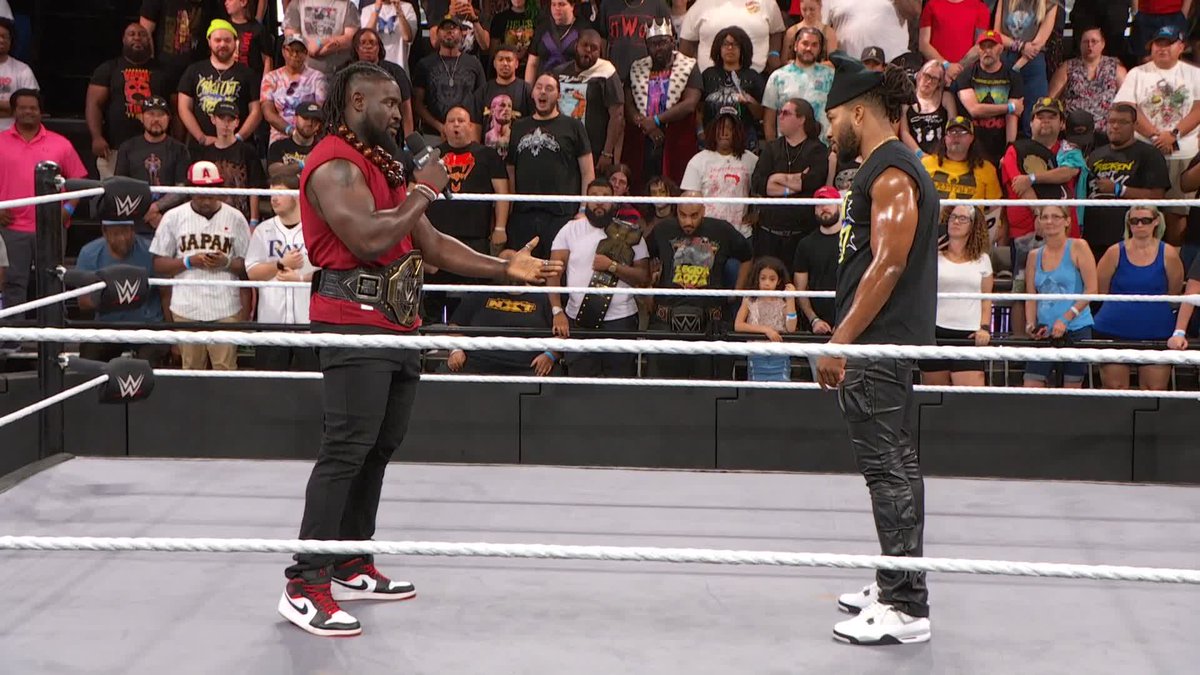 "You still talk like you're the man around here, but guess what, you're not the man!" Oba Femi wwe is sick and tired of Trick Williams... 😮💨 #WWENXT