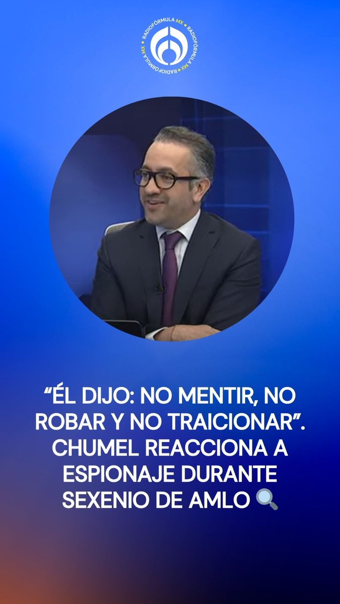 ¿No espiamos, Kimosabi? 🔍Chumel Torres reaccionó a la reciente revelación del gobierno de AMLO: 456 personas fueron espiadas con Pegasus durante en ese sexenio. 📢 “Él dijo: no mentir, no robar y no traicionar”, recordó el conductor.