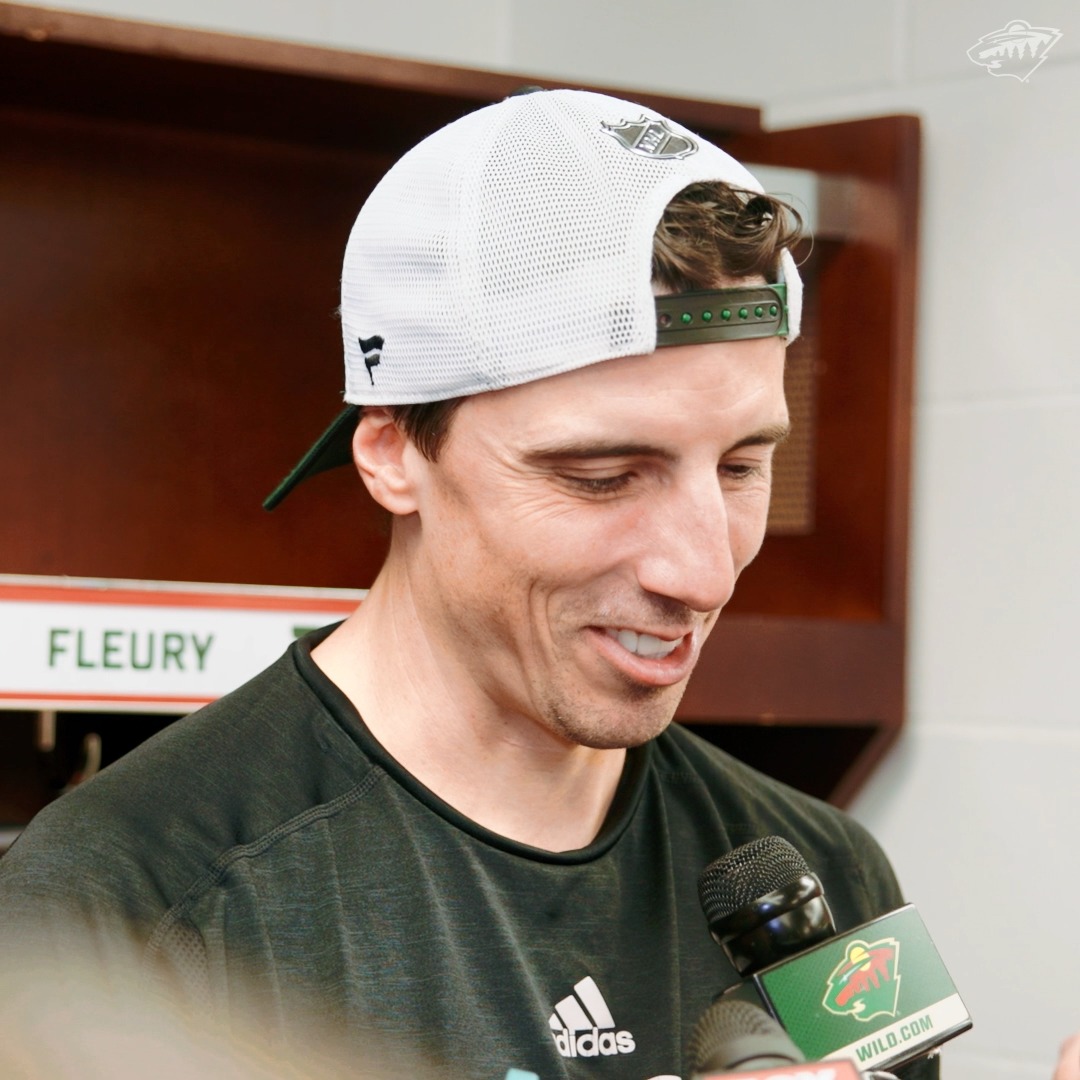 "Go one more time out there and play the game I love" 🗣️ Marc-André Fleury on his OT #mnwild