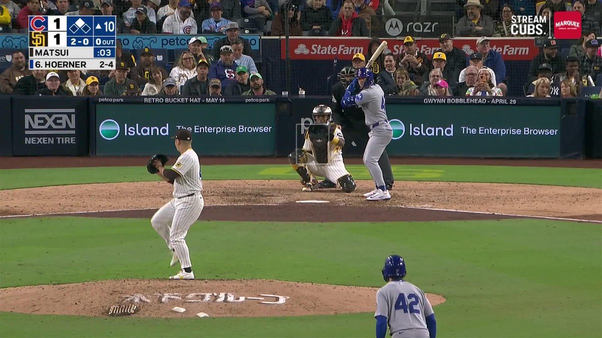 NICO TRIPLES IN EXTRAS, AND THE CUBS ARE ON TOP!