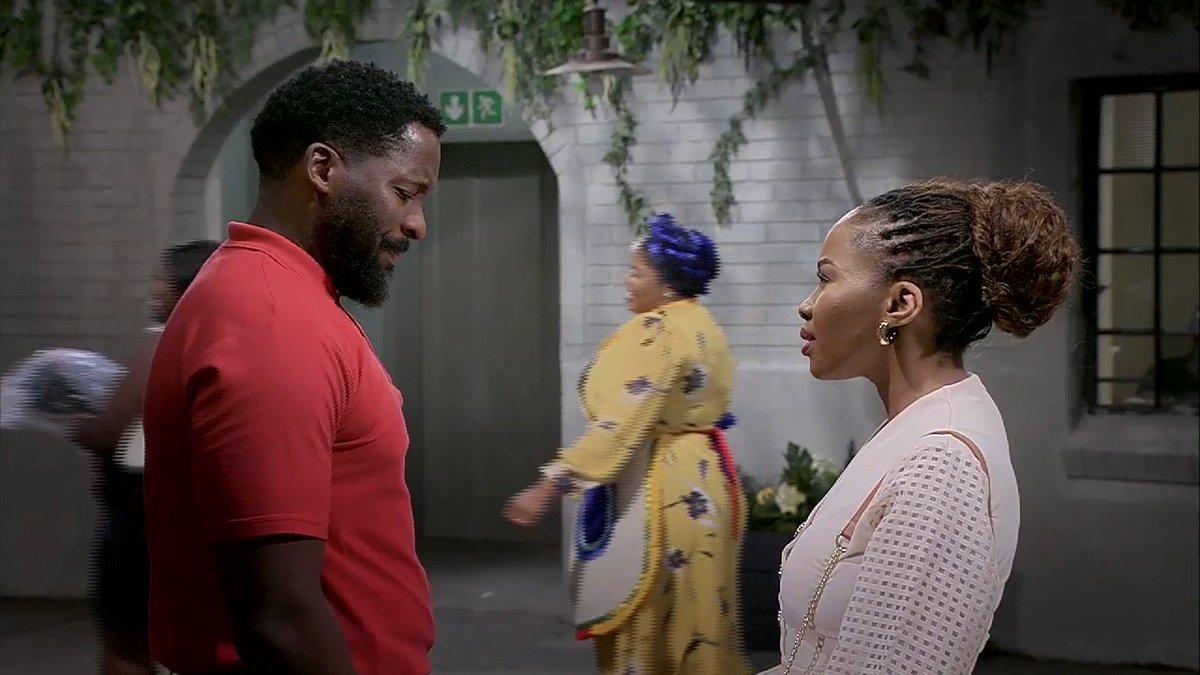 Welele! 🫣 Looks like the Ethembeni relaunch is re-igniting the sparks between Dintle and Nhloso...But for MaDlomo, it looks like this is going to be another load of dirty laundry to handle. 😩 #etvScandal