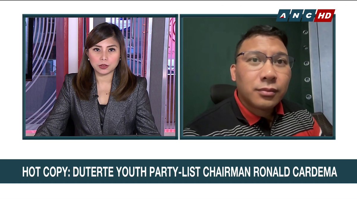 Duterte Youth Party-list chairman Ronald Cardema slams the charges filed against him by the NBI due to his alleged role in spreading false information that the SC has issued a TRO against the ICC arrest order for former President Rodrigo Duterte. #ANCHeadstart