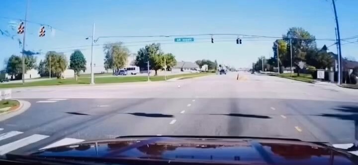 White car brought back the suspect